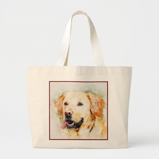 Abstracte kleurenafdrukken grote tote bag (Voorkant)