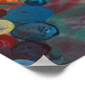Abstracte kleurenafdrukken poster (Hoek)