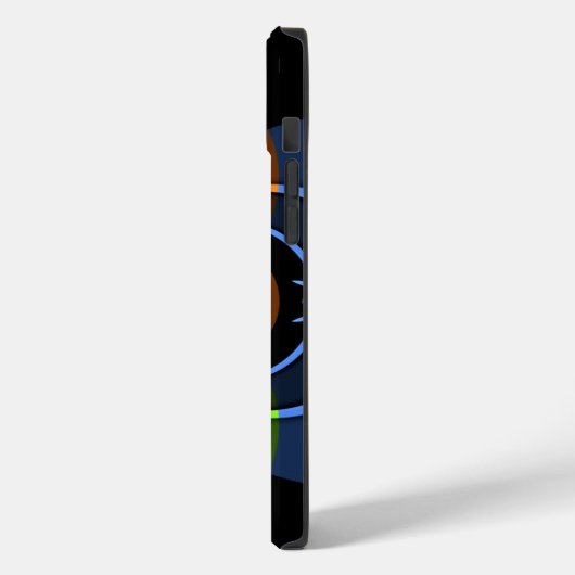 Abstracte kleurenburst art print Case-Mate iPhone case (Achterkant / Links)