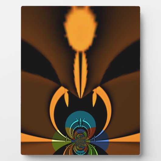 Abstracte kleurencontrastillustratie fotoplaat (Voorkant)