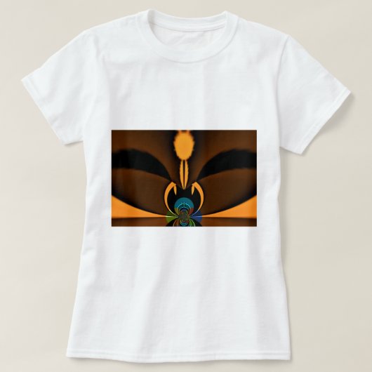 Abstracte kleurencontrastillustratie t-shirt (Design voorkant)