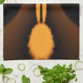 Abstracte kleurencontrastillustratie theedoek (Gevouwen)