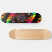 Abstracte kleurendraai skateboard (Horizontaal)
