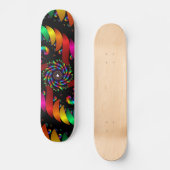 Abstracte kleurendraai skateboard (Voorkant)
