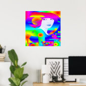 Abstracte kleurendromen poster (Thuiskantoor)