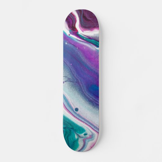 Abstracte kleurengolf skateboard (Voorkant)