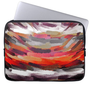 Abstracte kleurenkunst 3 laptop sleeve