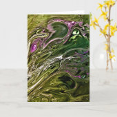 Abstracte kleurenonderzoek 500, kaart (Gele Bloem)