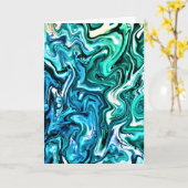 Abstracte kleurenstudie 123, kaart (Gele Bloem)