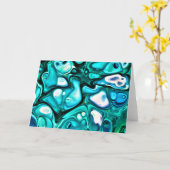 Abstracte kleurenstudie 125, kaart (Gele Bloem)