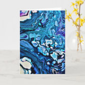 Abstracte kleurenstudie 135, kaart (Gele Bloem)