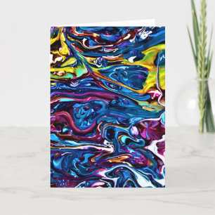 Abstracte kleurenstudie 150, kaart