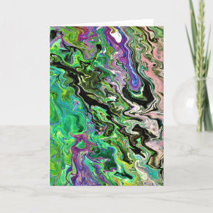 Abstracte kleurenstudie 182, kaart