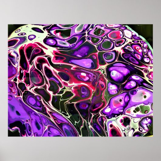 Abstracte kleurenstudie 188, poster (Voorkant)