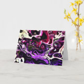 Abstracte kleurenstudie 199, kaart (Gele Bloem)