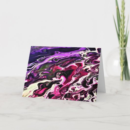 Abstracte kleurenstudie 200, kaart (Voorkant)