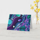 Abstracte kleurenstudie 268, kaart (Gele Bloem)