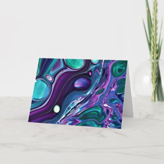 Abstracte kleurenstudie 268, kaart (Voorkant)