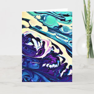 Abstracte kleurenstudie 280, kaart