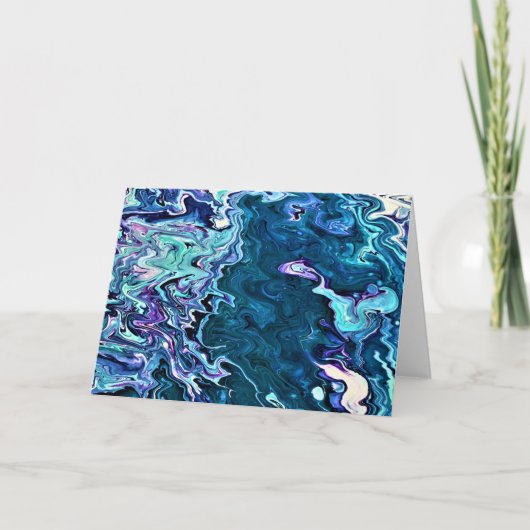 Abstracte kleurenstudie 293, kaart (Voorkant)