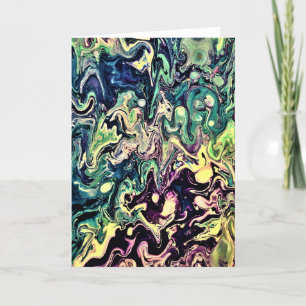 Abstracte kleurenstudie 301, kaart