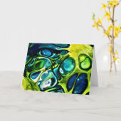 Abstracte kleurenstudie 303, kaart (Gele Bloem)