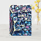 Abstracte kleurenstudie 334, kaart (Gele Bloem)