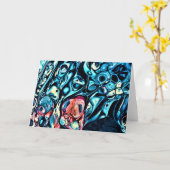 Abstracte kleurenstudie 340, kaart (Gele Bloem)