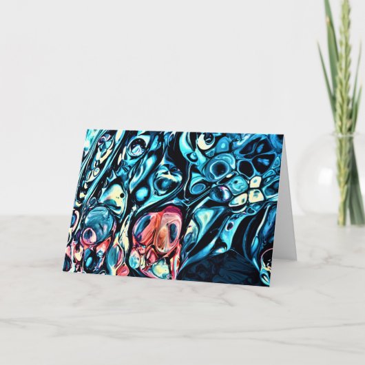 Abstracte kleurenstudie 340, kaart (Voorkant)