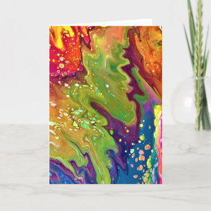 Abstracte kleurenstudie 3, kaart