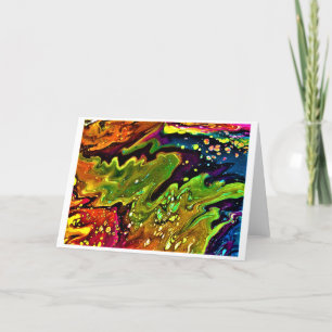 Abstracte kleurenstudie 3, kaart