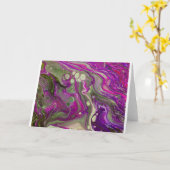 Abstracte kleurenstudie 402, kaart (Gele Bloem)