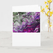 Abstracte kleurenstudie 413, kaart (Gele Bloem)