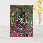 Abstracte kleurenstudie 433, kaart (Gele Bloem)