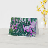 Abstracte kleurenstudie 458, kaart (Gele Bloem)