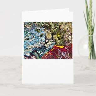 Abstracte kleurenstudie 47 Kaart