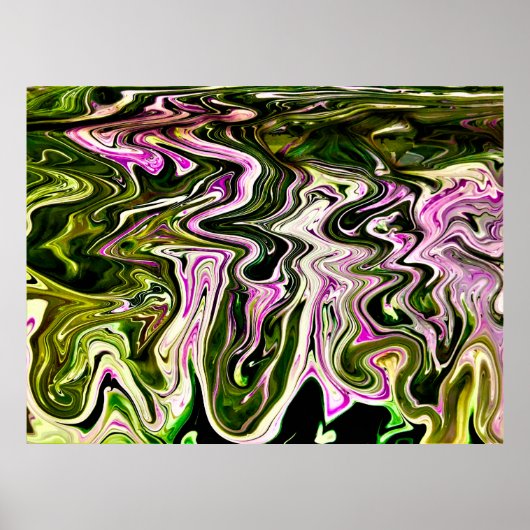 Abstracte kleurenstudie 481; poster (Voorkant)