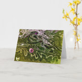 Abstracte kleurenstudie 502, kaart (Gele Bloem)