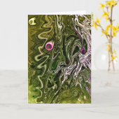 Abstracte kleurenstudie 502, kaart (Gele Bloem)