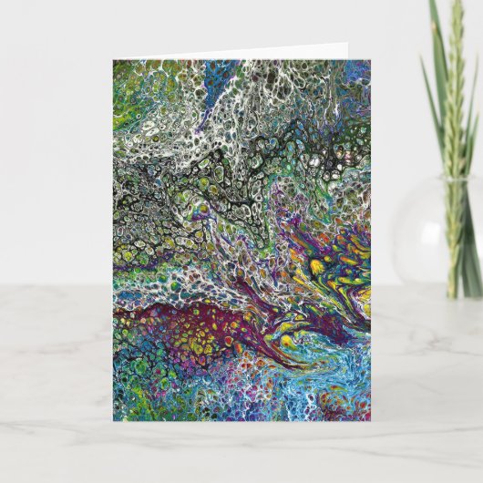 Abstracte kleurenstudie 53, kaart (Voorkant)