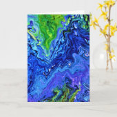 Abstracte kleurenstudie 68, kaart (Gele Bloem)