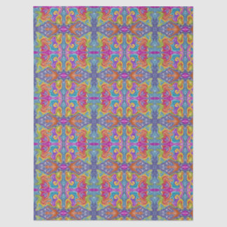 Abstracte kleurenwerveling tissuepapier