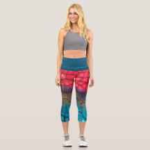 Abstracte kleurige Yoga/oefent hooggegolfd uit