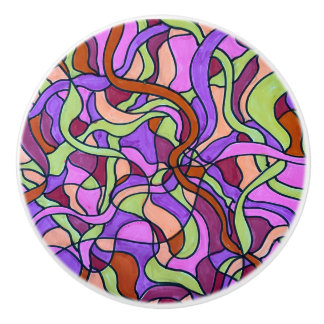 Abstracte Kleurrijke 80's geïnspireerde knoppen