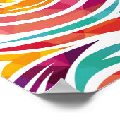 Abstracte kleurrijke achtergrond. illustratie poster (Hoek)