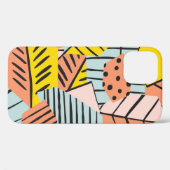 Abstracte kleurrijke bladeren, natuur. Case-Mate iPhone case (Achterkant (horizontaal))