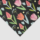 Abstracte kleurrijke bloemen tissuepapier (Detail)