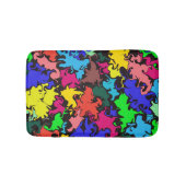 Abstracte kleurrijke draai / badmat (Voorkant)