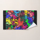 Abstracte kleurrijke draden / bad handdoek (Handdoek)
