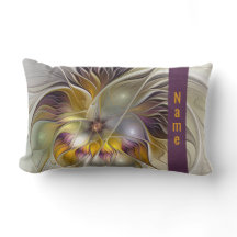 Abstracte kleurrijke Fantasy Flower Fractal Name